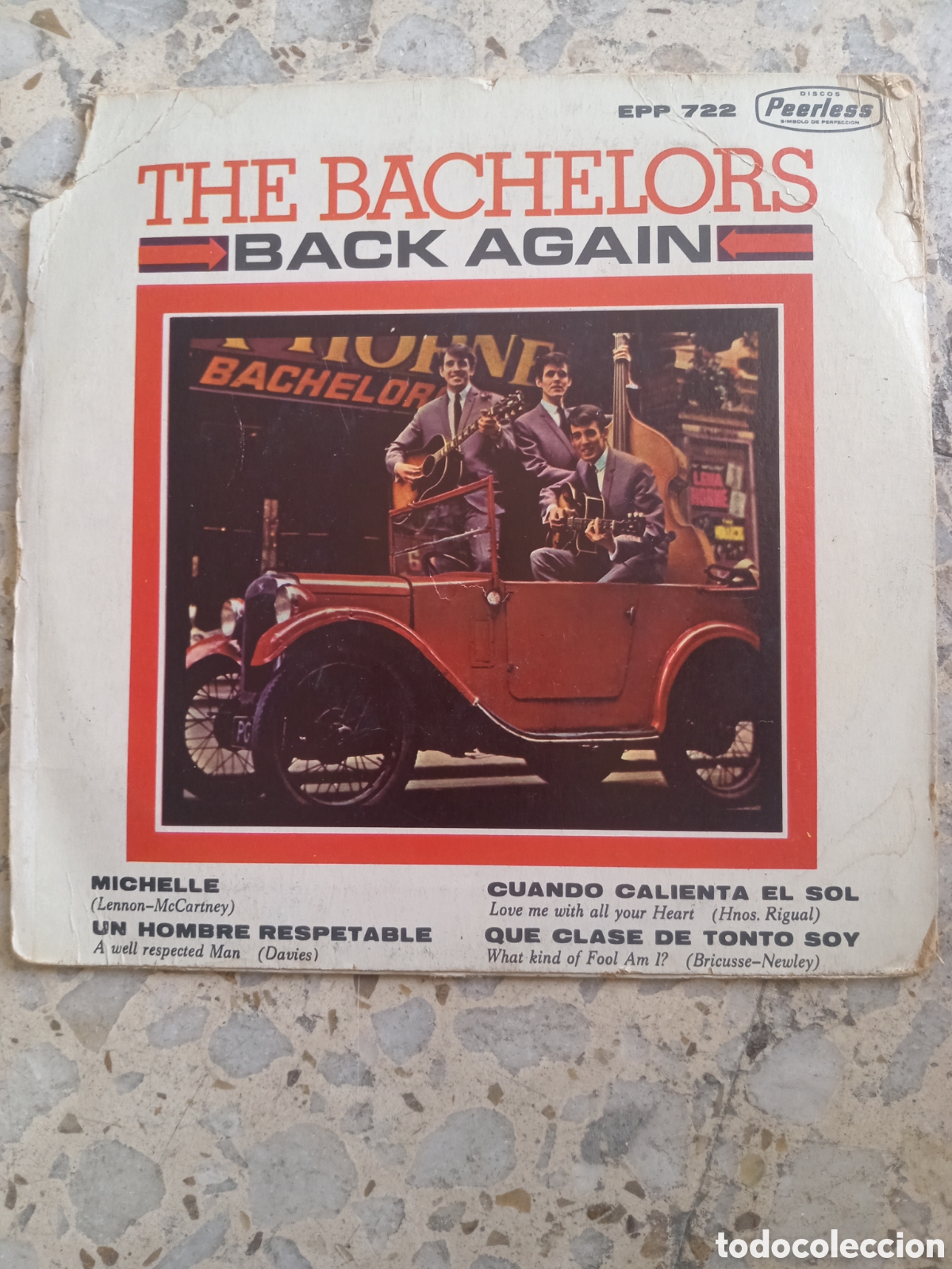 Discos de vinilo: EP THE BACHELORS BACK AGAIN 1966 MEXICO - Foto 2
