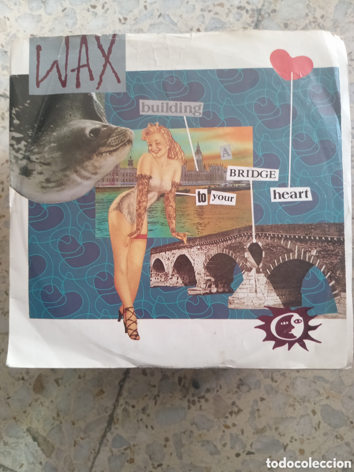 Discos de vinilo: SGL WAX BUILDING TO YOUR HEART 1987