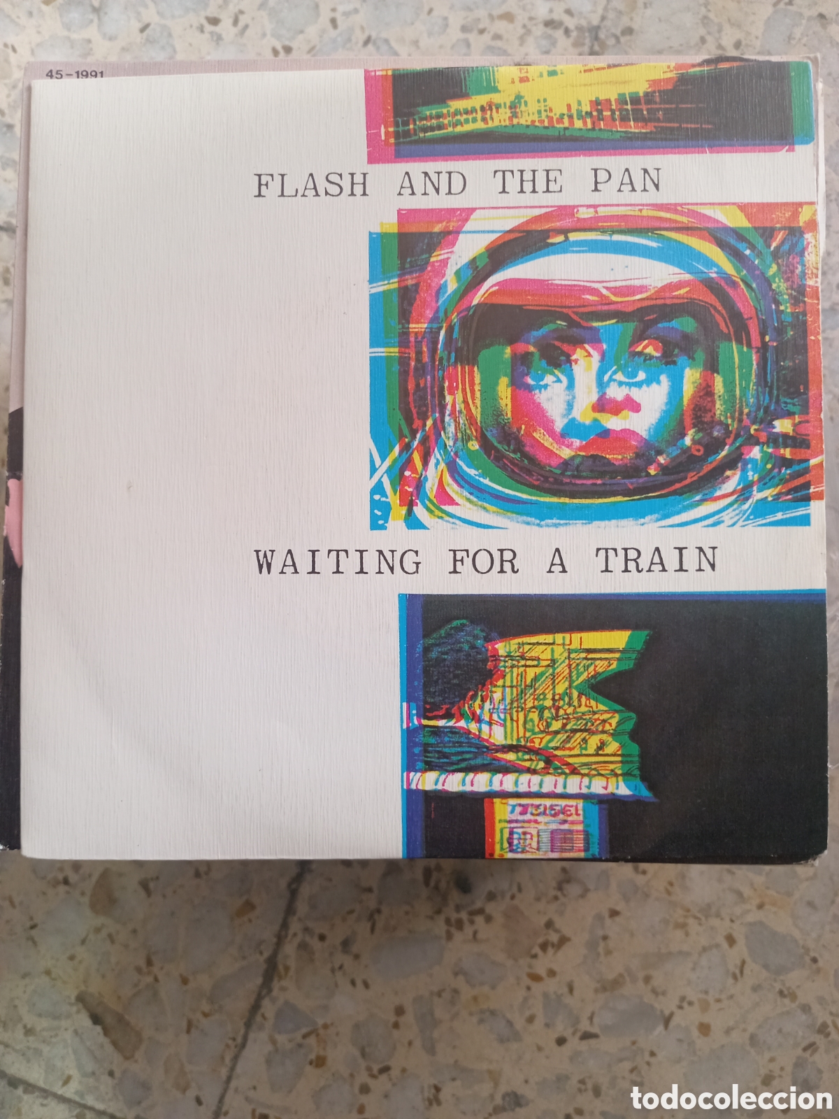 Discos de vinilo: SGL FLASH AND THE PAN WAITING FOR A TRAIN 1983 PROMO