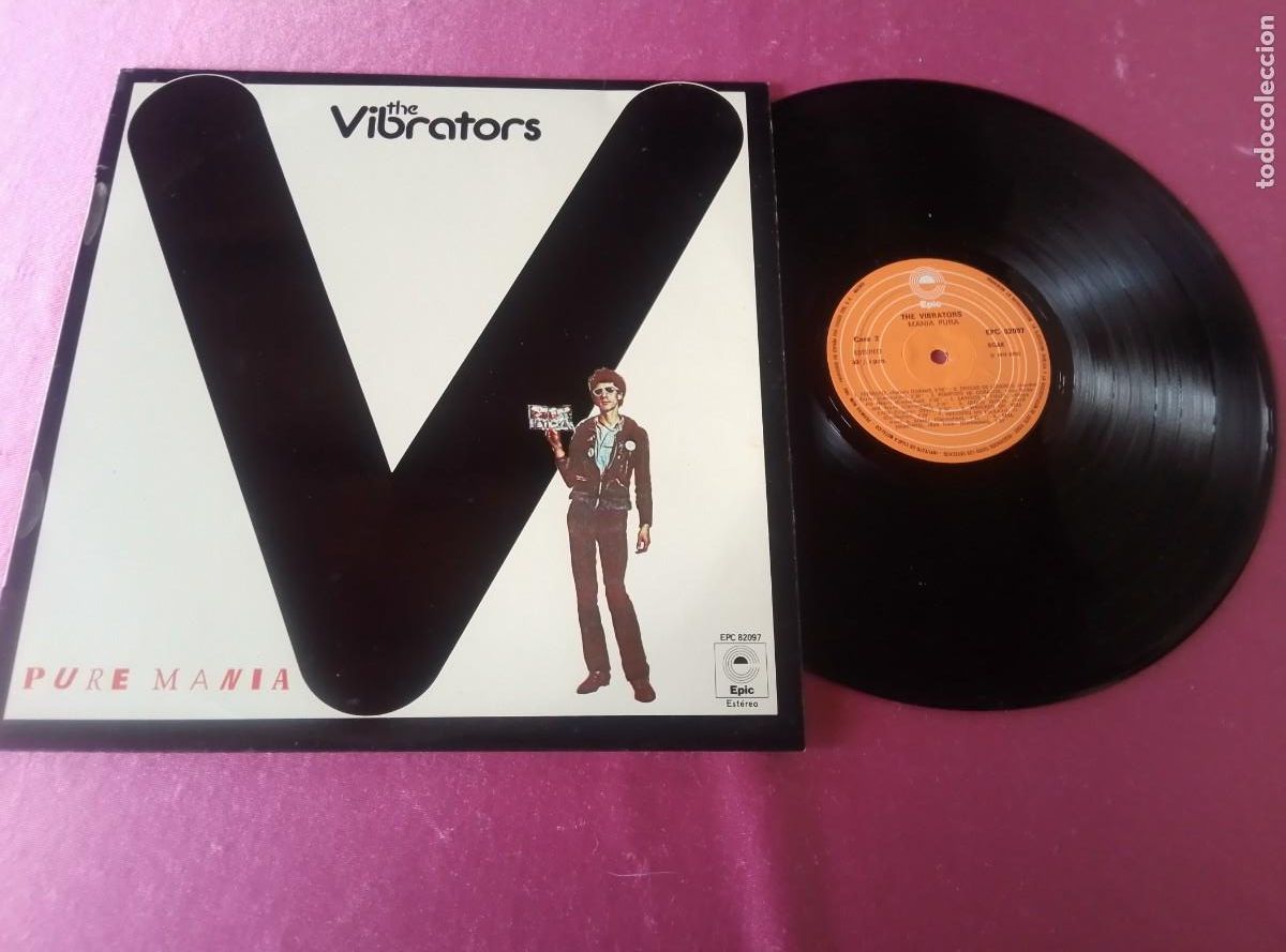 Discos de vinilo: THE VIBRATORS PURE MANIA 1977 LP L31 3