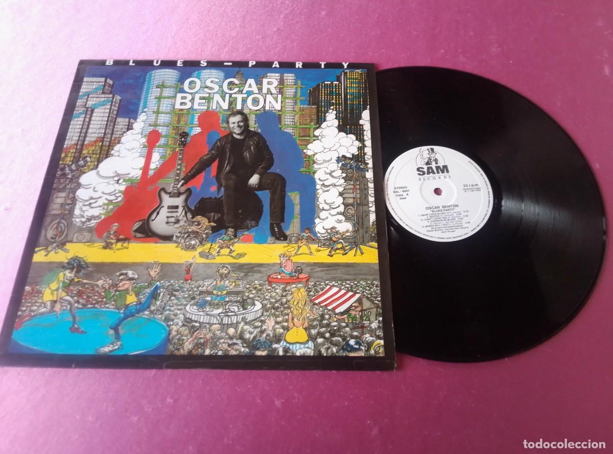 Discos de vinilo: OSCAR BENTON BLUES PARTY 1989 LP L31 3