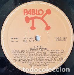 Discos de vinilo: Sirius - Coleman Hawkins - Foto 3
