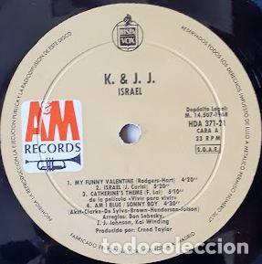 Discos de vinilo: Israel - K. & J. J. - Foto 5