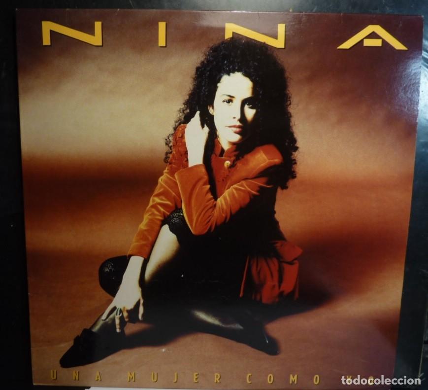 Discos de vinilo: NINA // UNA MUJER COMO YO // ENCARTE // 1990 // LP