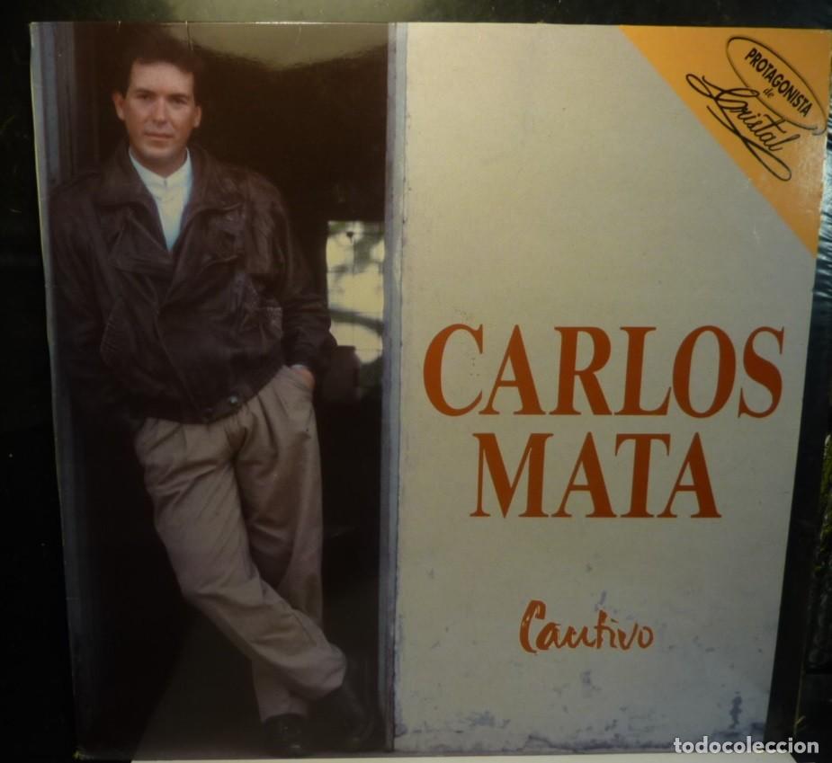 Discos de vinilo: CARLOS MATA // CAUTIVO // 1990 // LP