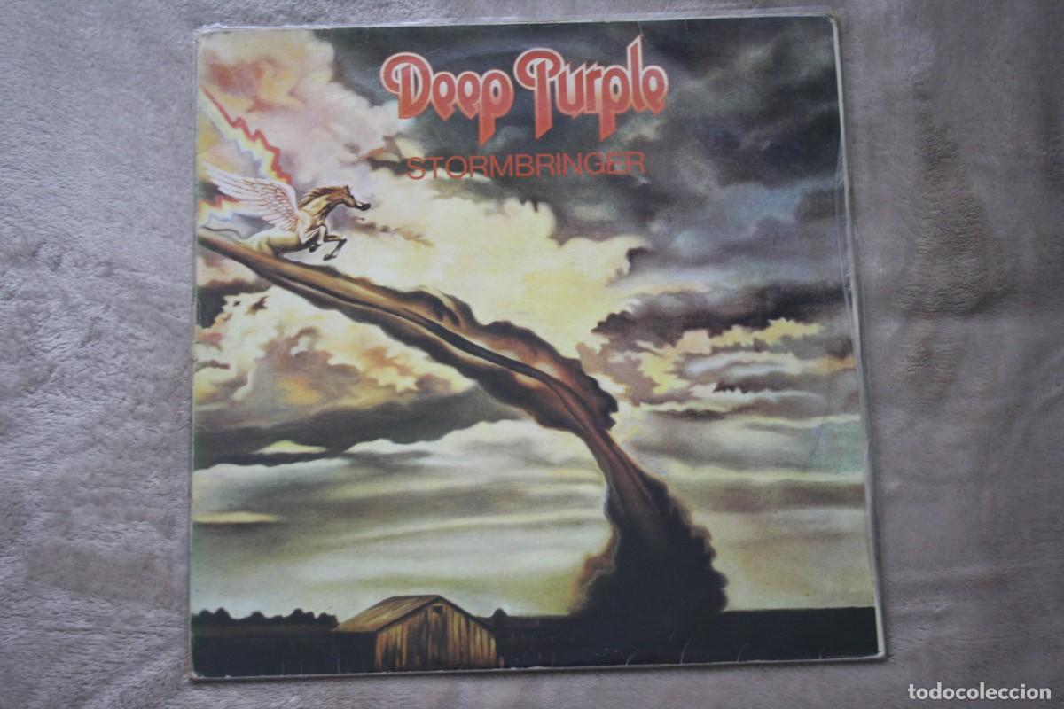 Discos de vinilo: DEEP PURPLE. STORMBRINGER, EMI ODEON 1974, 1&ordf; EDICI&Oacute;N ORIGINAL MADE SPAIN, LP