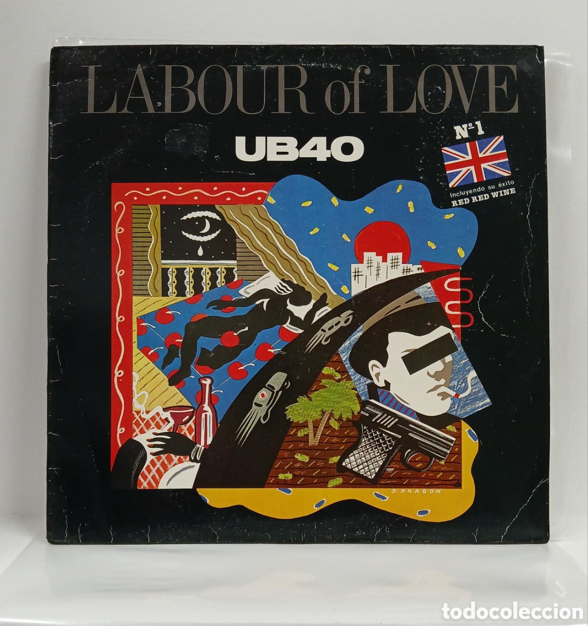 Discos de vinilo: UB 40 &rdquo;LOBOUR OF LOVE&rdquo; LP. ORIG. SPAIN. 1983