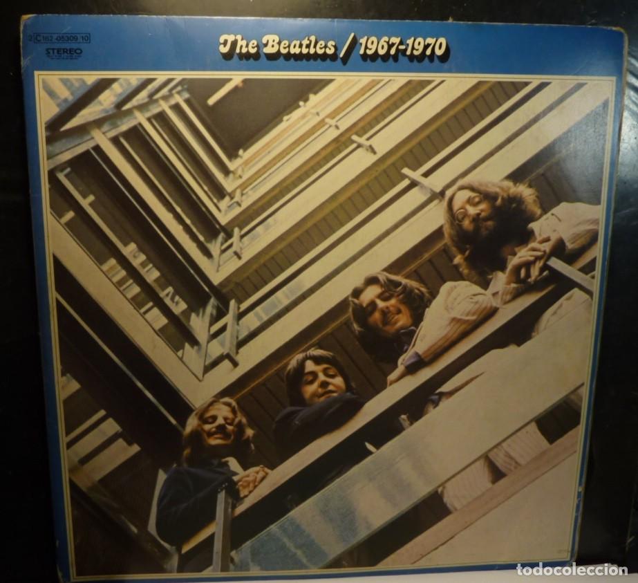 Discos de vinilo: THE BEATLES // 1967-1970 // PORTADA ABIERTA//DOS DISCOS// ENCARTE/MADE IN FRANCE//1973 //LP