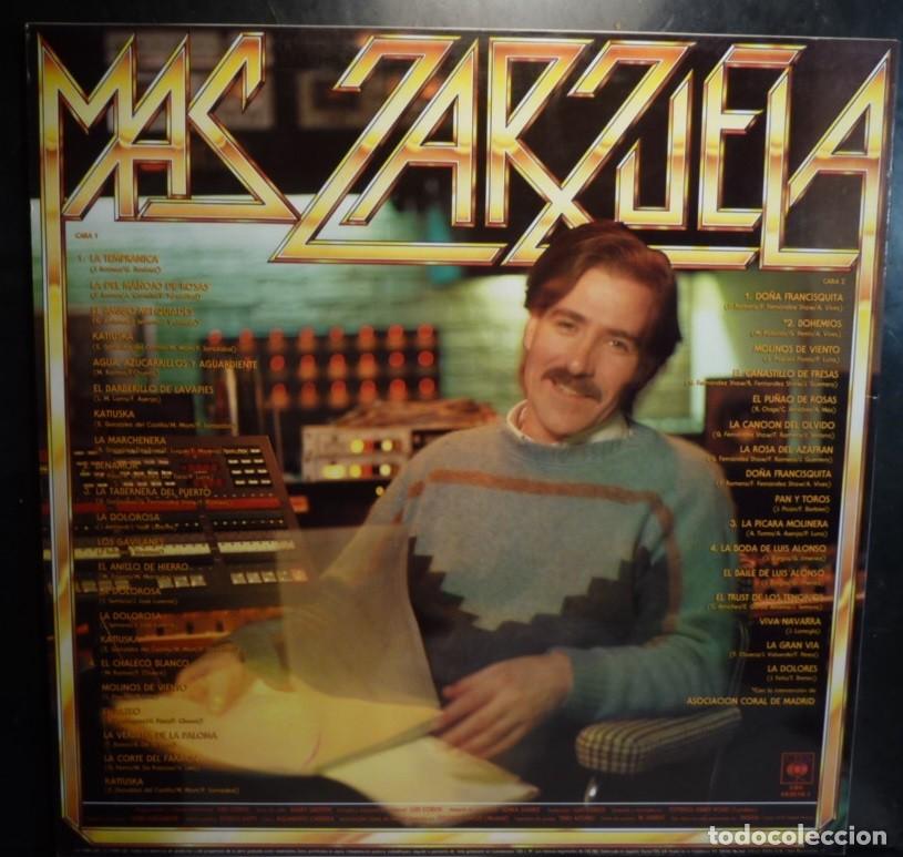 Discos de vinilo: LUIS COBOS // MAS ZARZUELA // 1988 // LP - Foto 2