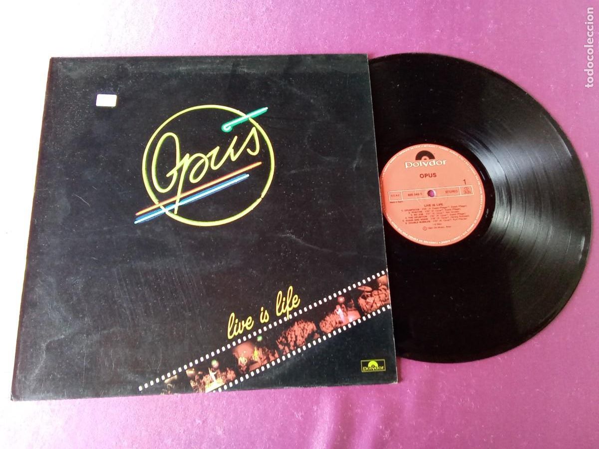 Discos de vinilo: OPUS LOVE IS LIVE 1984 LP L31 3
