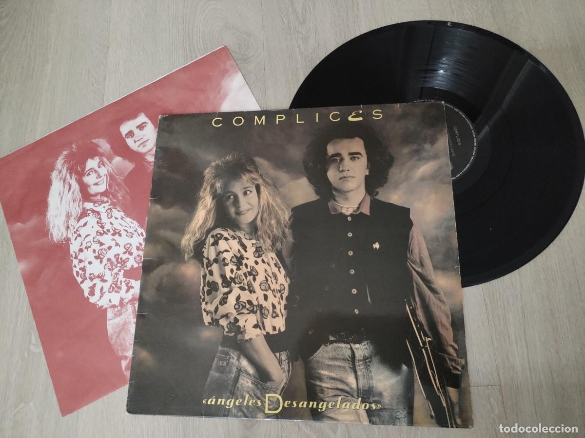 Discos de vinilo: COMPLICES - ANGELES DESANGELADOS ..LP CON LETRAS DE RCA - 1989 - TEO CARDALDA