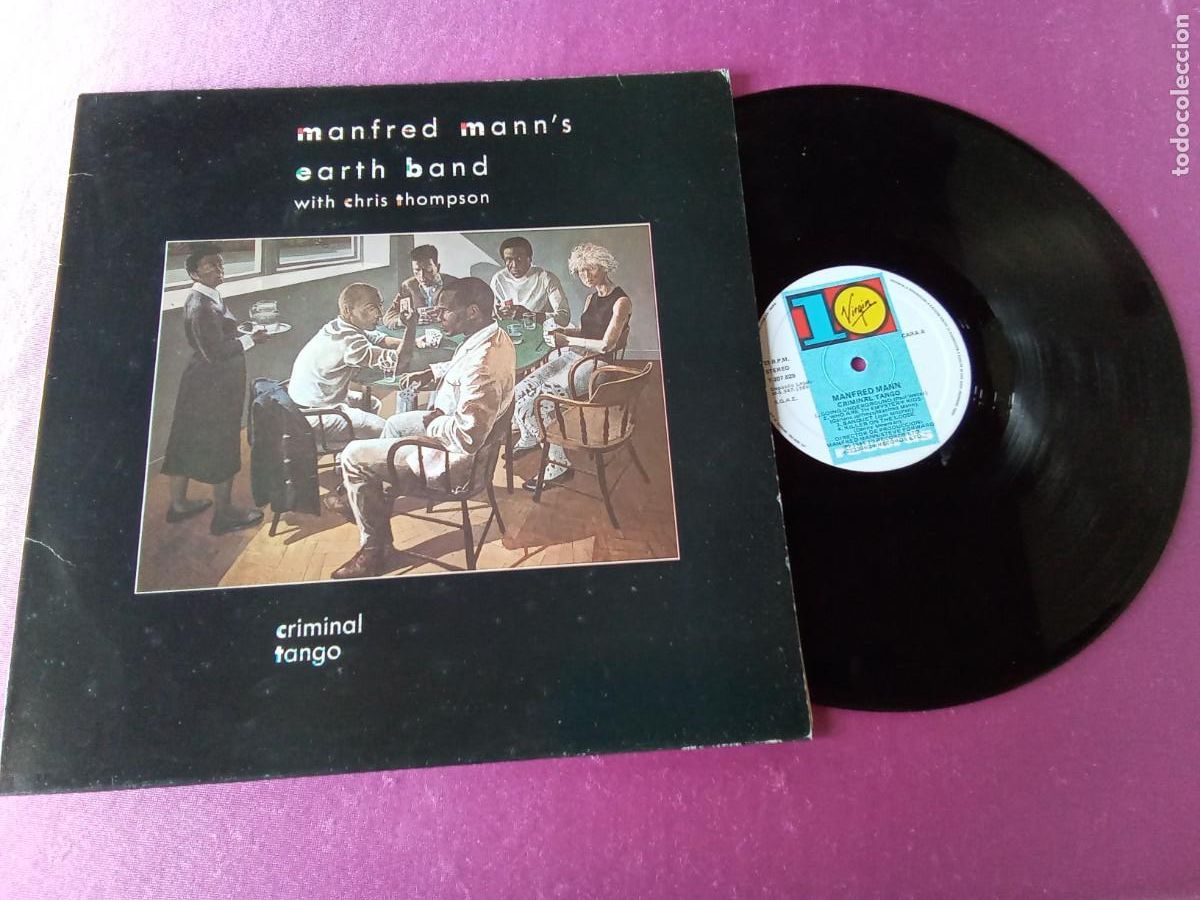 Discos de vinilo: MANFRED MANN CRIMINAL TANGO 1986 LP L31 3