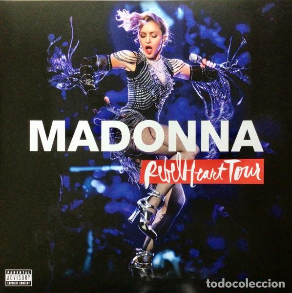 Discos de vinilo: MADONNA - REBEL HEART TOUR ..2LP&acute;S 2022 - NUEVA EDICION COLOR LIMITADO - MERCURY - UNIVERSAL NUEVO