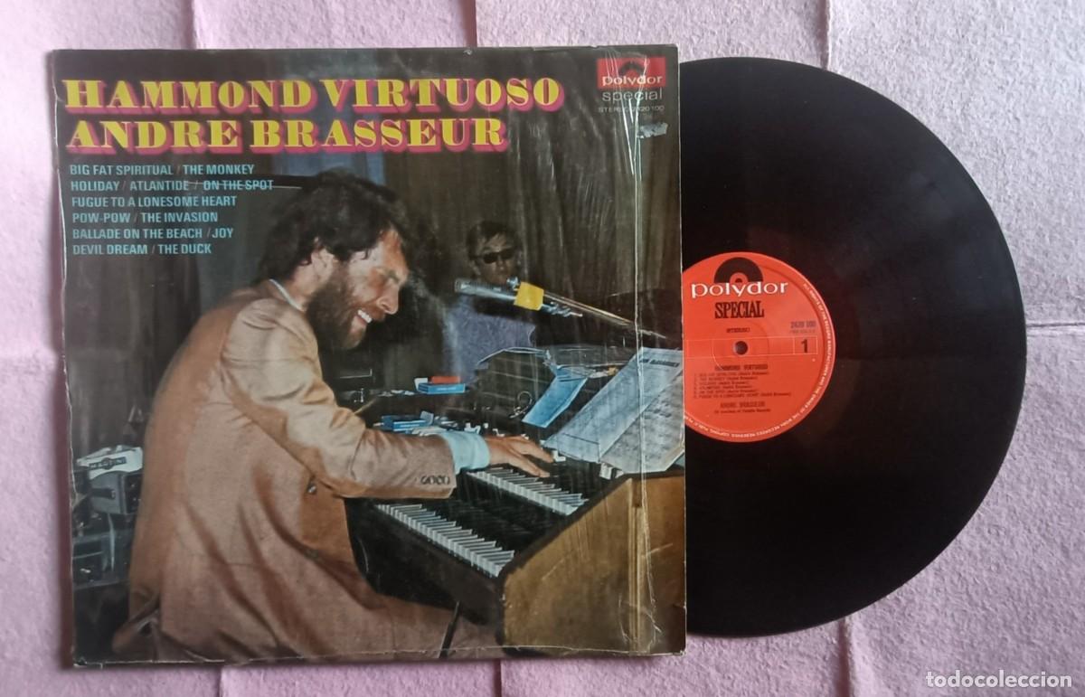 Discos de vinilo: LP ANDRE BRASSEUR &ndash; Hammond Virtuoso - Polydor 2420 100 - HOLLAND - 1973 (VG+/EX+)