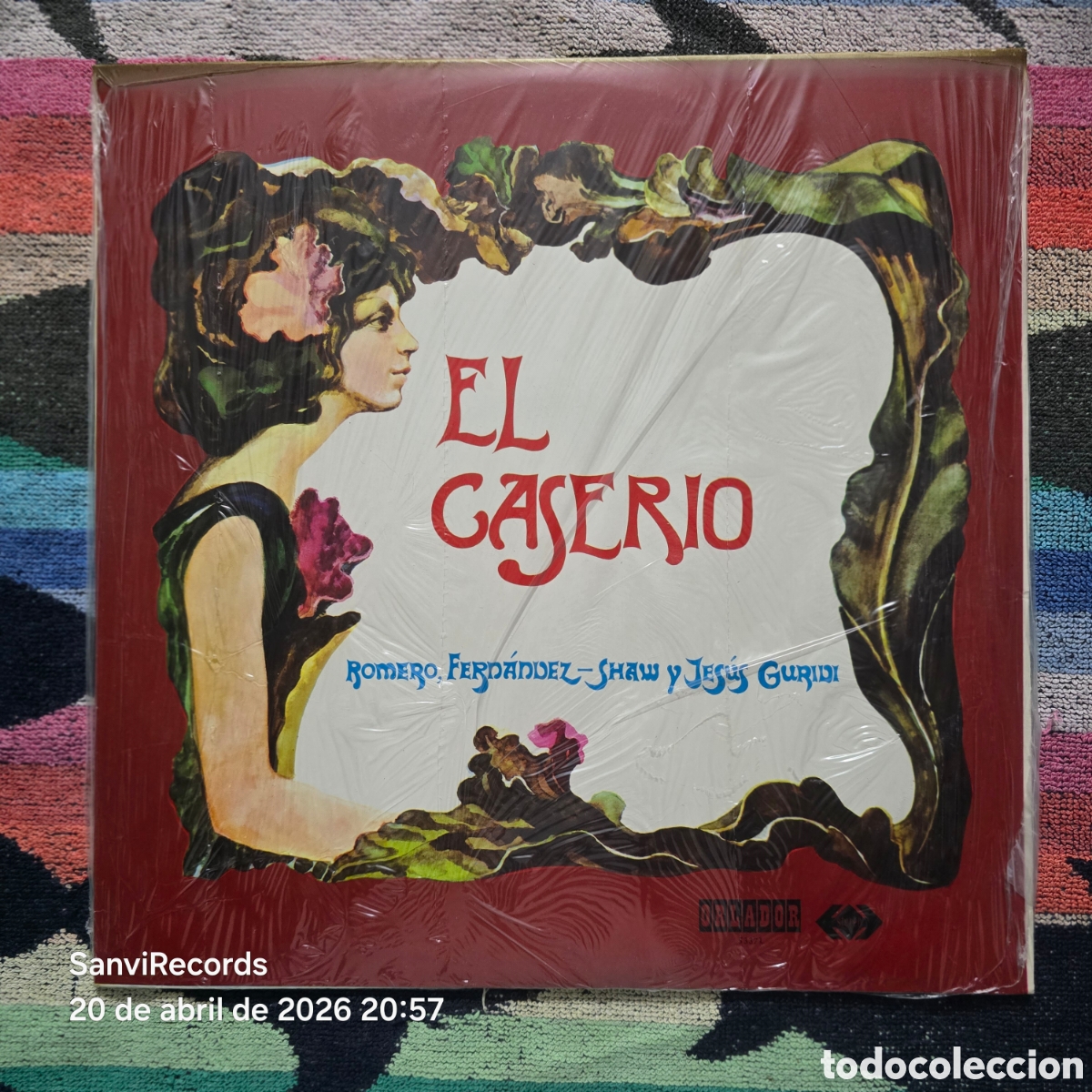 Discos de vinilo: [LP] ROMERO, FERN&Aacute;NDEZ - SHAW Y JES&Uacute;S GURIDI: EL CASERIO (ORLADOR) (1974)