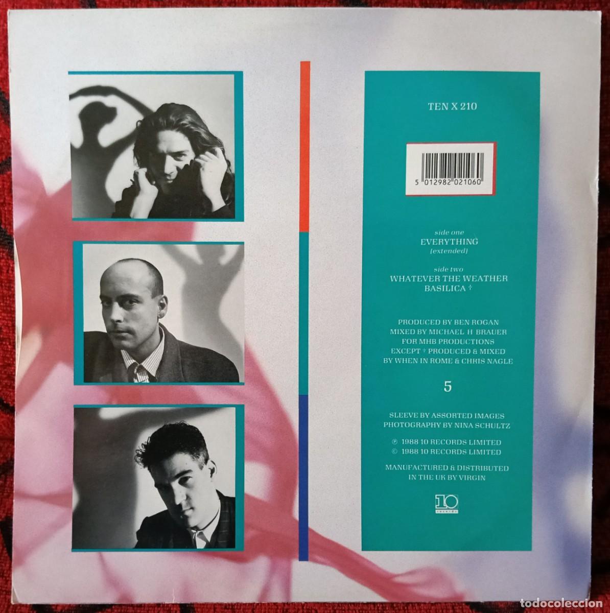 Discos de vinilo: WHEN IN ROME ** Everything ** MAXI SINGLE VINILO 1988 UK - Foto 2