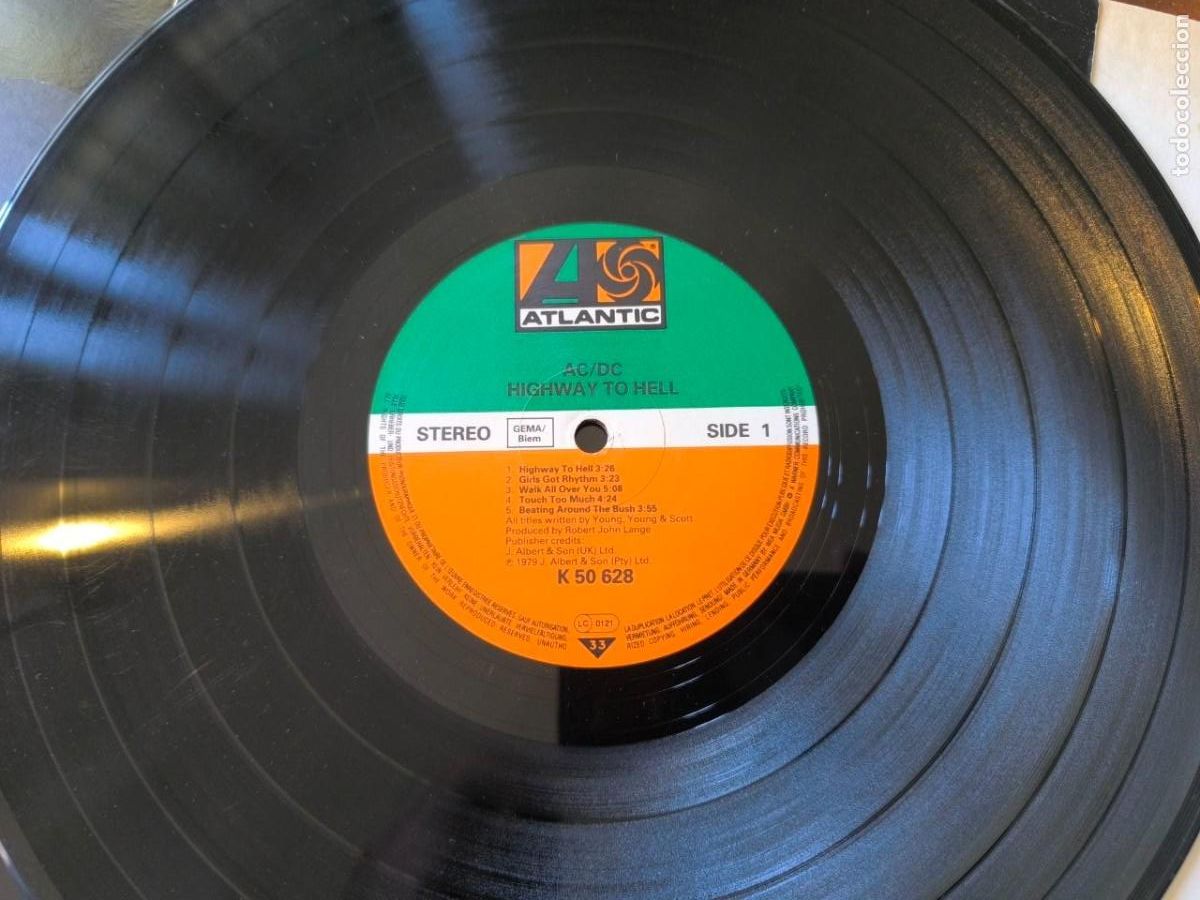 Discos de vinilo: LP VINILO - ACDC - Back in Black - 1982 - Foto 4