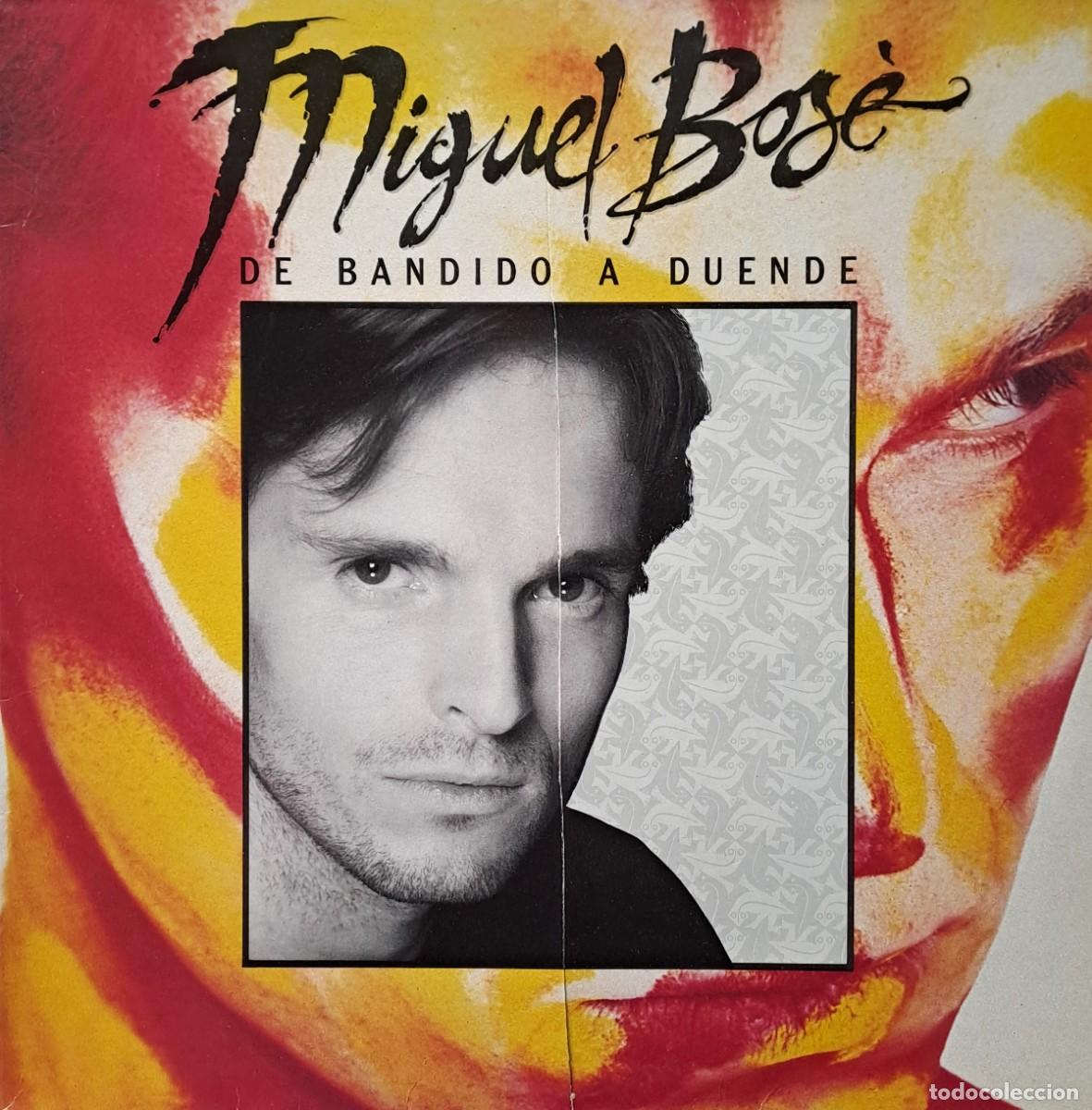 Discos de vinilo: LPs MIGUEL BOSE, DE BANDIDO A DUENDE. AMANTE BANDIDO, SEVILLA..... LP-SESP-520