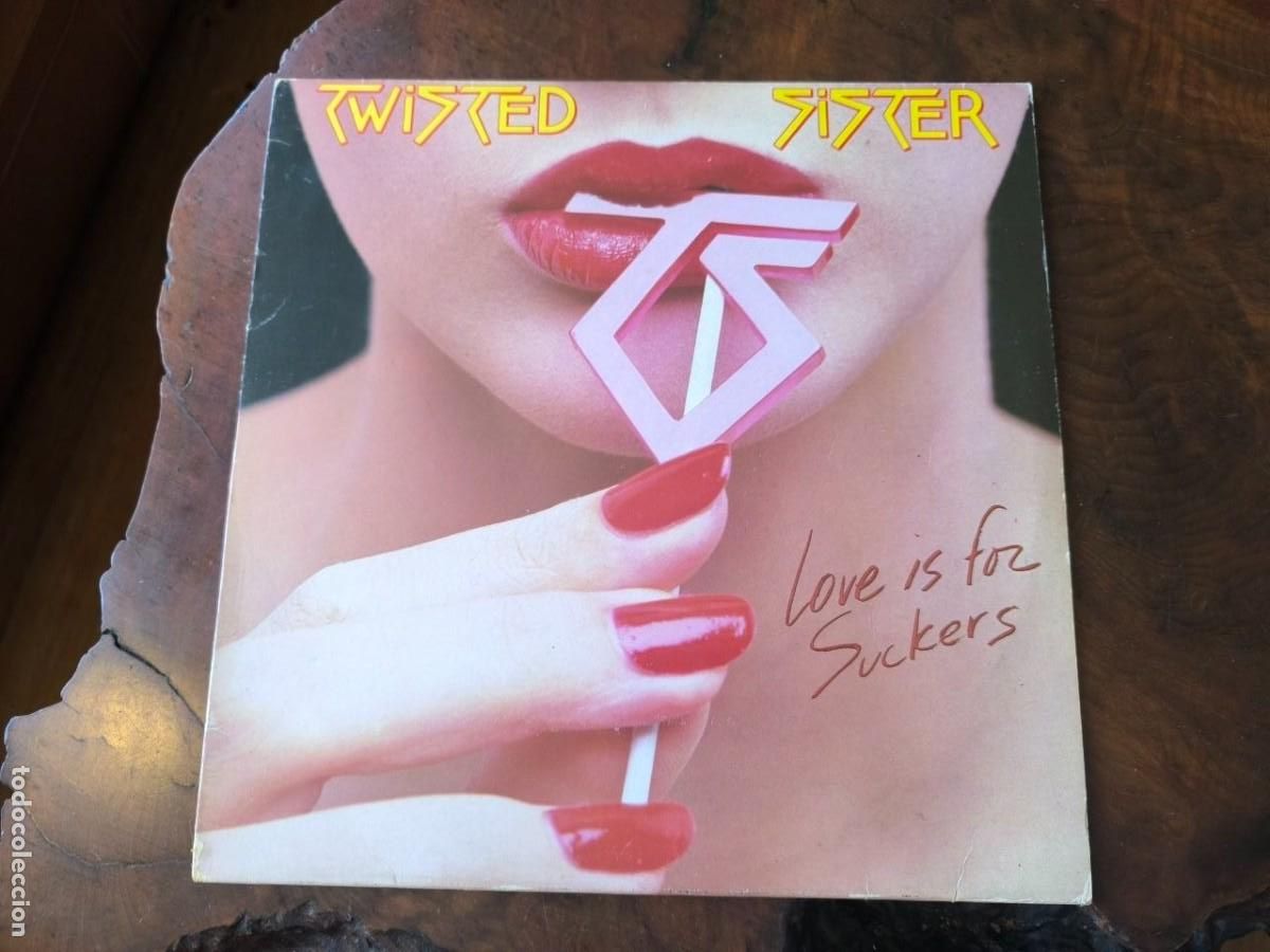 Discos de vinilo: TWISTED SISTER -LOVE IS FOR SUCKERS- (1987) LP DISCO VINILO