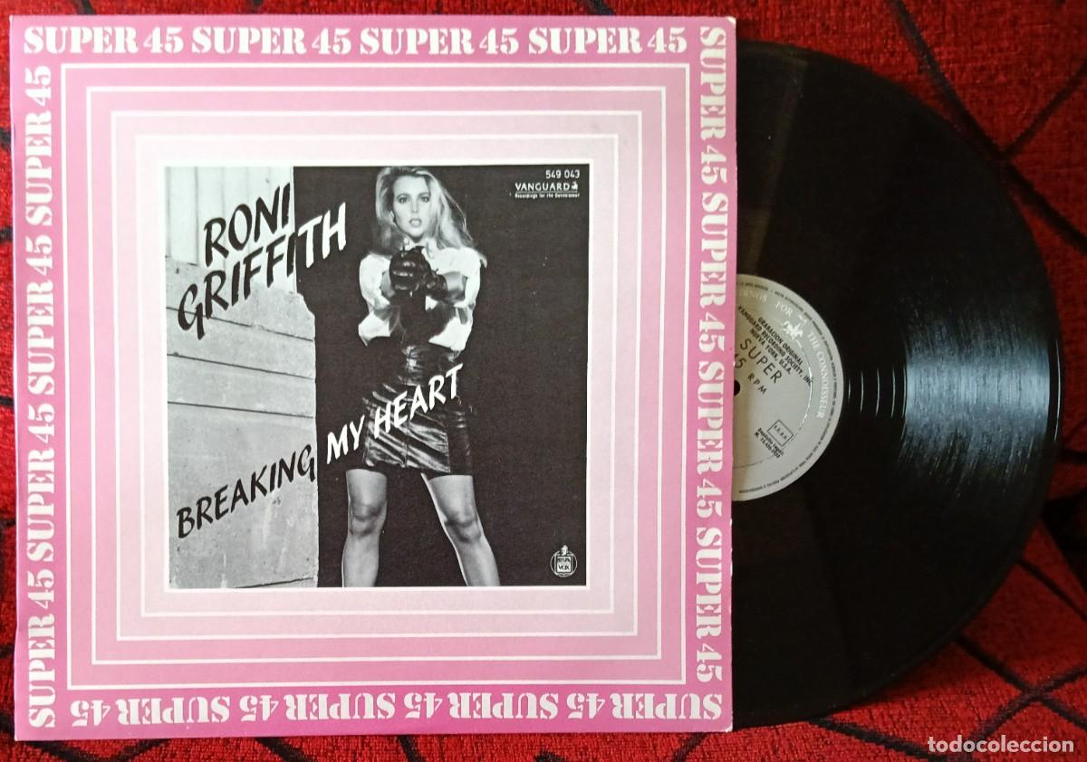 Discos de vinilo: RONI GRIFFITH ** Breaking My Heart ** MAXI SINGLE VINILO 1983 - Foto 1