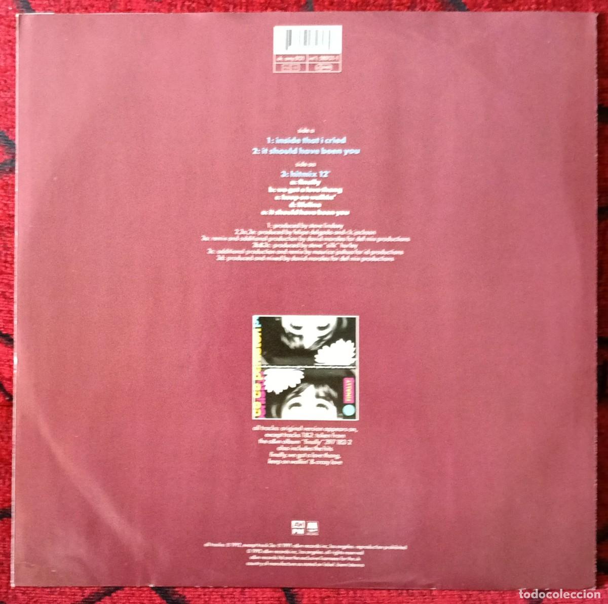 Discos de vinilo: CECE PENISTON ** Inside That I Cried ** MAXI SINGLE VINILO 1992 UK - Foto 2