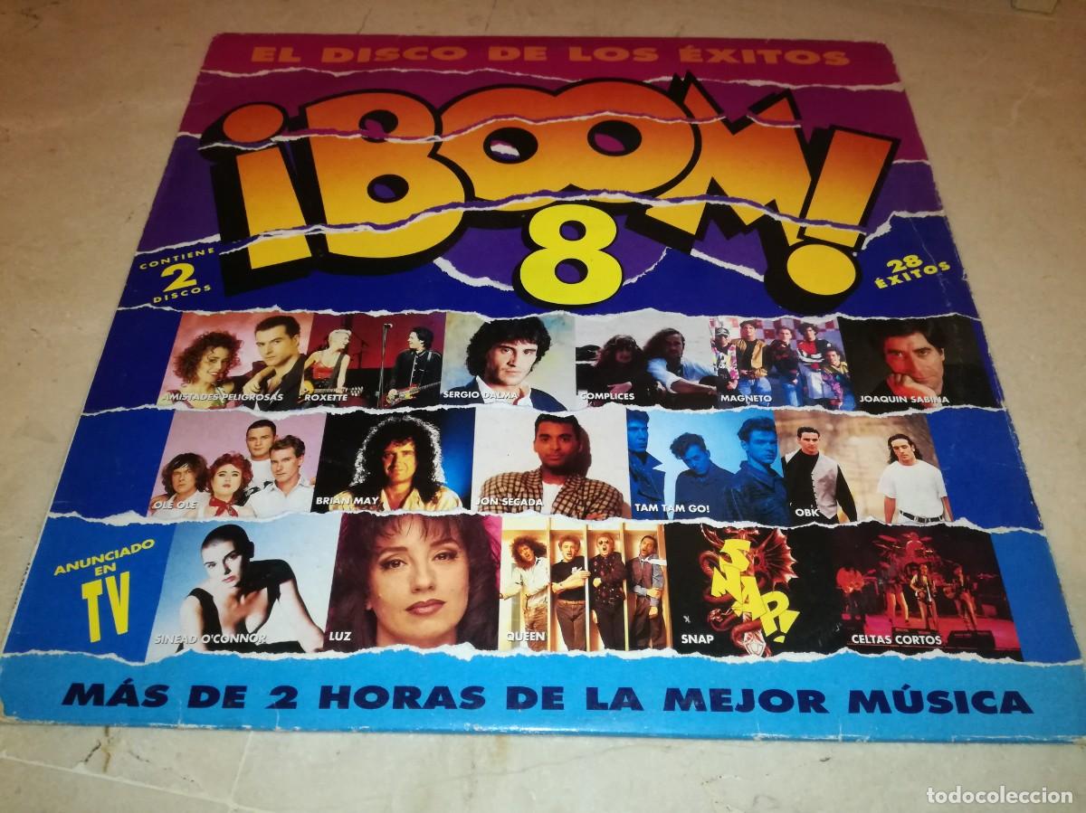 Discos de vinilo: BOOM 8-EL DISCO DE LOS &Eacute;XITOS-28 &Eacute;XITOS-DOBLE LP-ORIGINAL 1992 - Foto 1