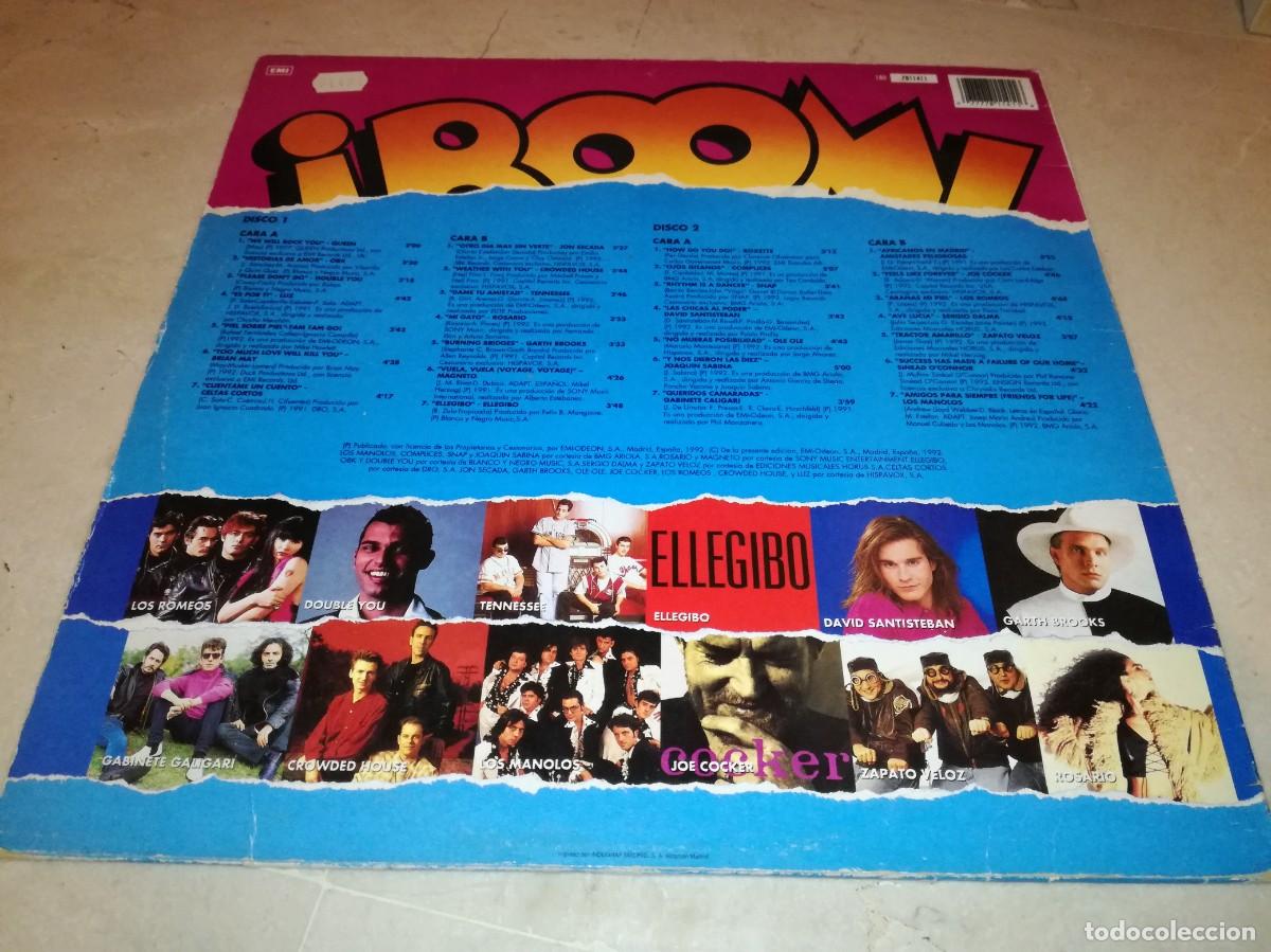 Discos de vinilo: BOOM 8-EL DISCO DE LOS &Eacute;XITOS-28 &Eacute;XITOS-DOBLE LP-ORIGINAL 1992 - Foto 2