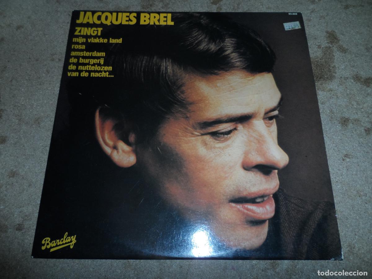 Discos de vinilo: JACQUES BREL - Zingt (FRANCE 1976) - Foto 1