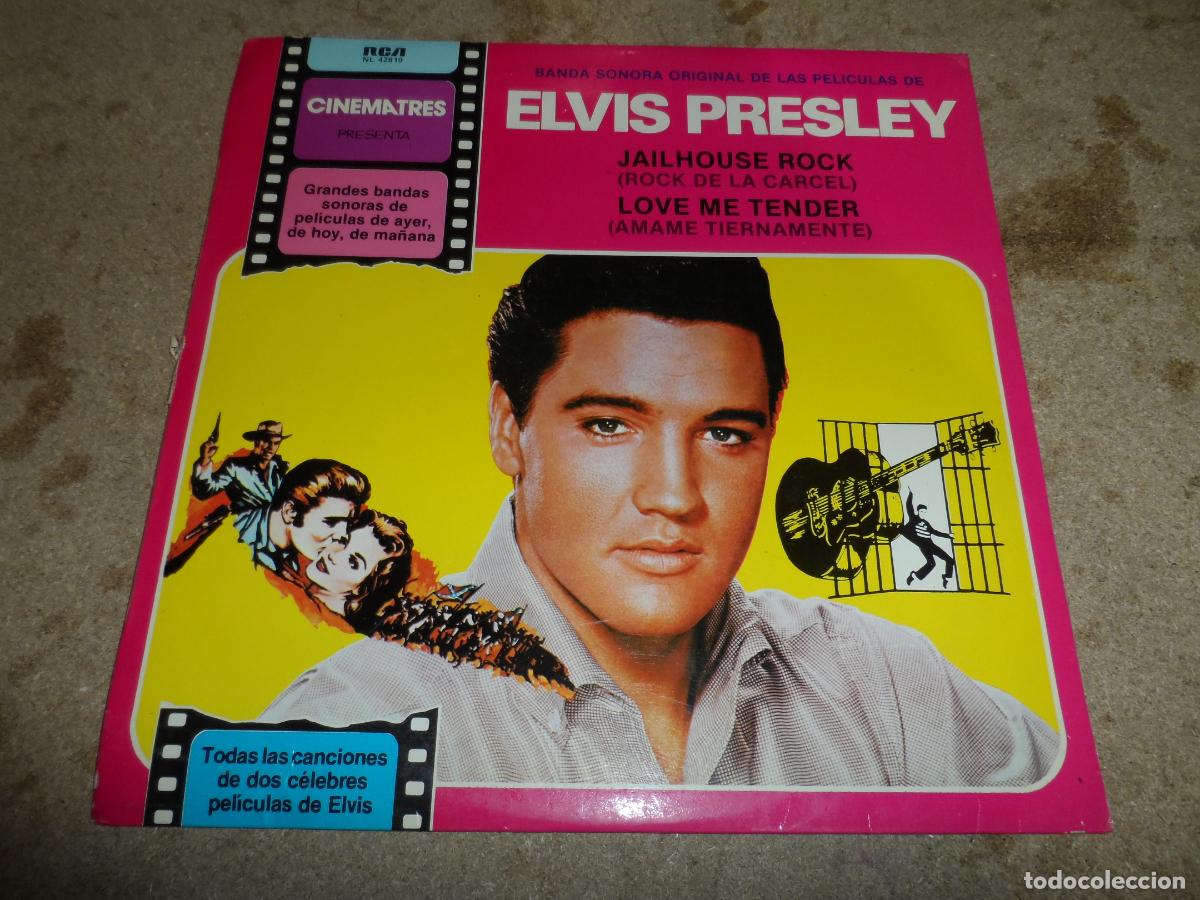 Discos de vinilo: ELVIS PRESLEY - JAILHOUSE ROCK & LOVE ME TENDER (SPAIN 1981)