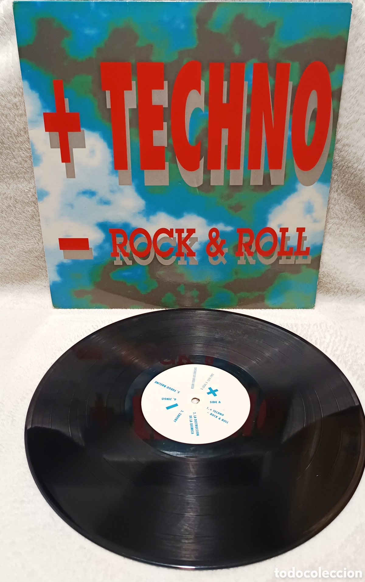 Discos de vinilo: ​Vinilo +Techno -Rock & Roll (1992) Megabeat Records / Neotek - Sonido Valencia - Fran Lenaers