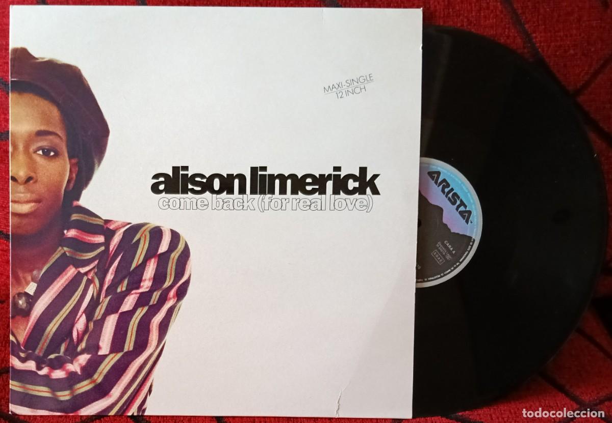Discos de vinilo: ALISON LIMERICK ** Come Back (For Real Love) ** MAXI SINGLE VINILO 1991