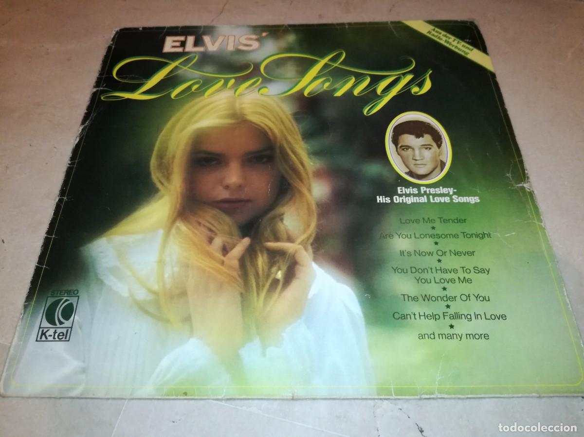 Discos de vinilo: ELVIS PRESLEY-HIT ORIGINAL LOVE SONGS - Foto 1
