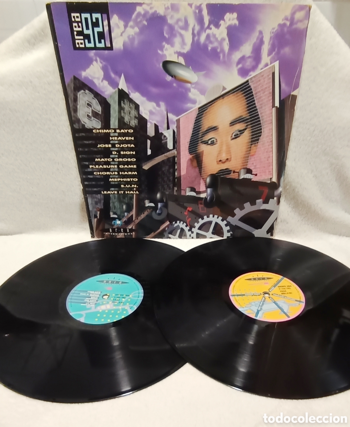 Discos de vinilo: ​2LP Area 92 (1992) - Area International - Estado Excelente (EX) - Ruta Destroy