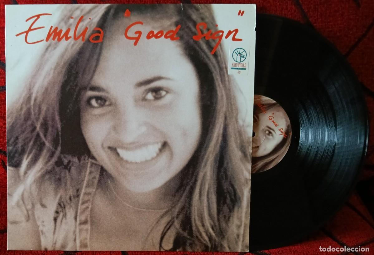 Discos de vinilo: EMILIA ** Good Sign ** MAXI SINGLE VINILO ITALIA 1998