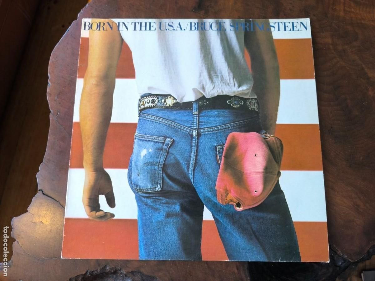 Discos de vinilo: Bruce Springsteen. Born in the USA. 1984. Espa&ntilde;a. LP. FOTOS Y LETRAS