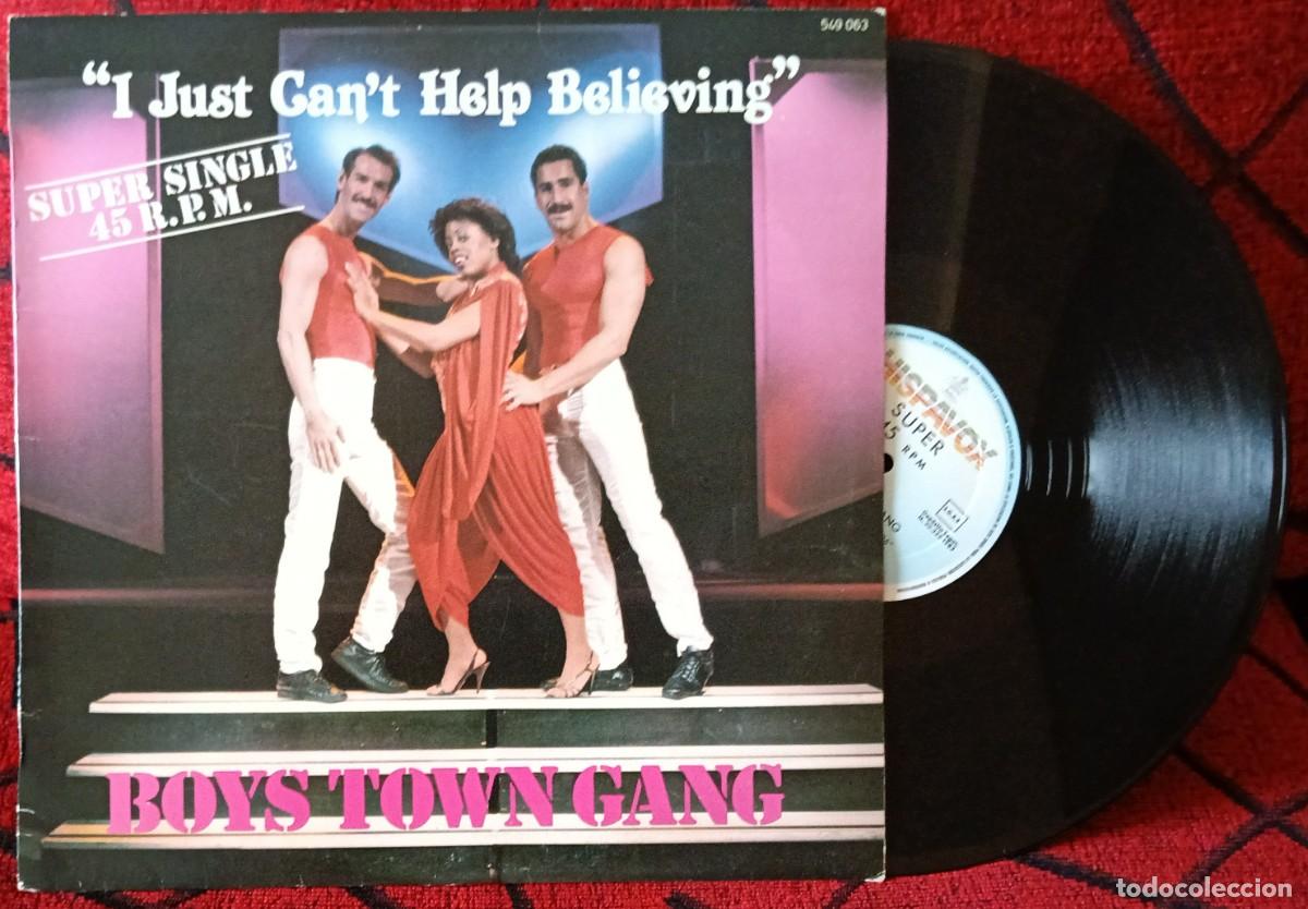 Discos de vinilo: BOYS TOWN GANG ** I Just Can't Help Believing ** MAXI SINGLE VINILO 1983