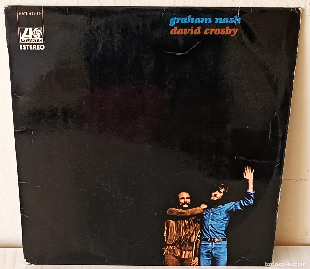 Discos de vinilo: GRAHAM NASH - DAVID CROSBY ATLANTIC - 1972 - Foto 1
