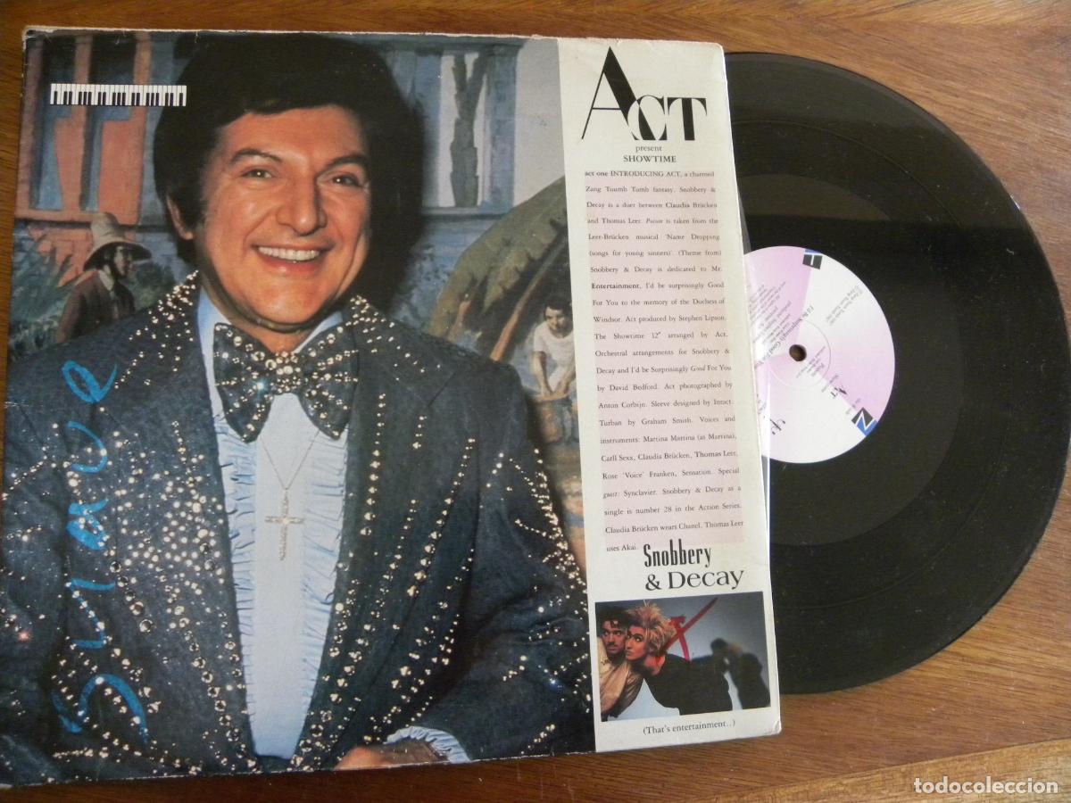 Discos de vinilo: Act &ndash; Snobbery & Decay -MAXI 45 RPM -PEDIDO MINIMO 3 EUROS