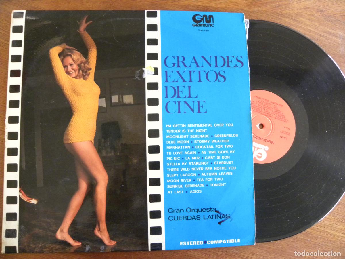 Discos de vinilo: GRAN ORQUESTA CUERDAS LATINAS -GRANDES EXISTOS DEL CINE -LP 1973 -PEDIDO MINIMO 3 EUROS
