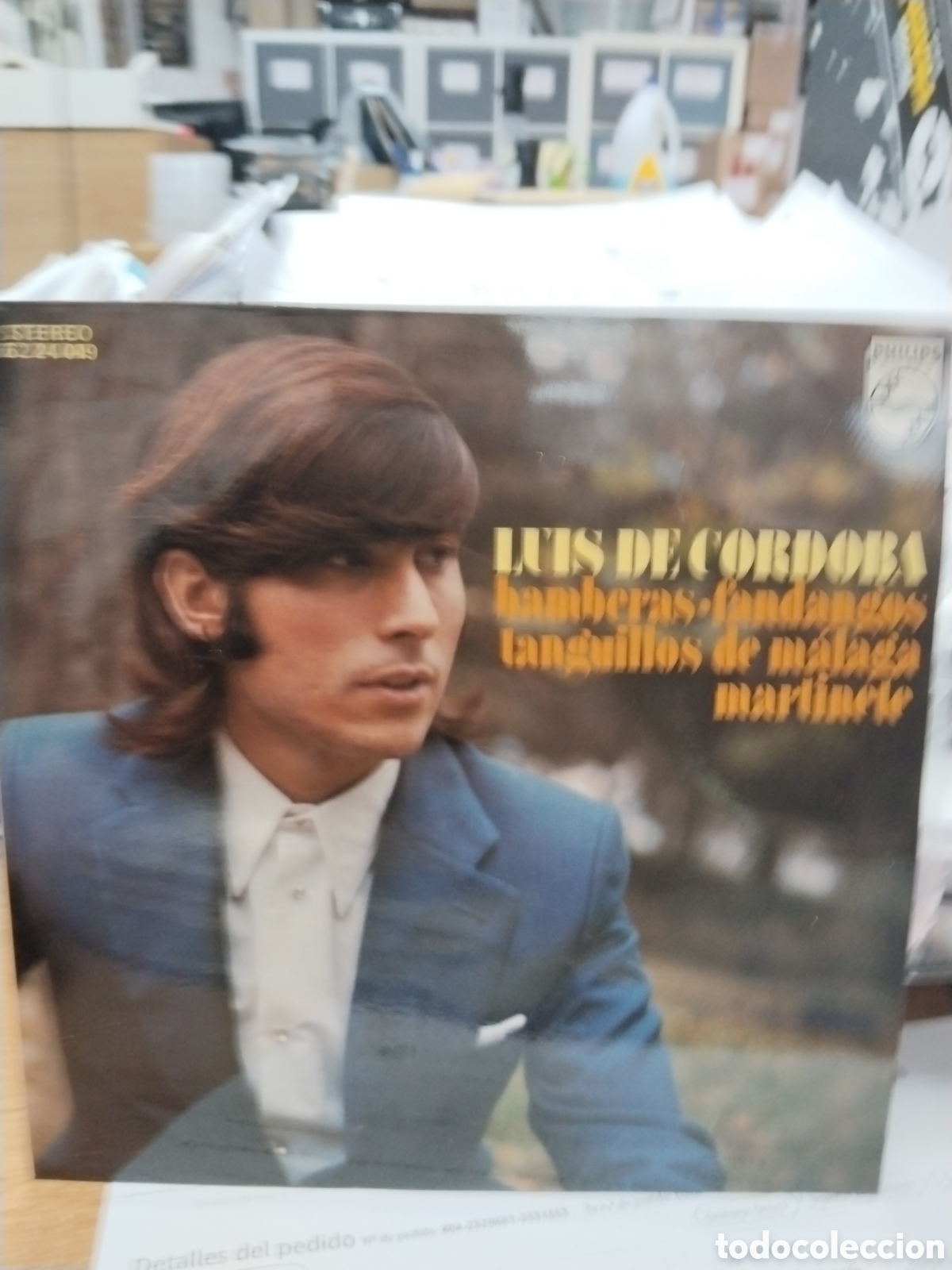 Discos de vinilo: Luis de C&oacute;rdoba banderas fandangos tanguillos de M&aacute;laga martinete