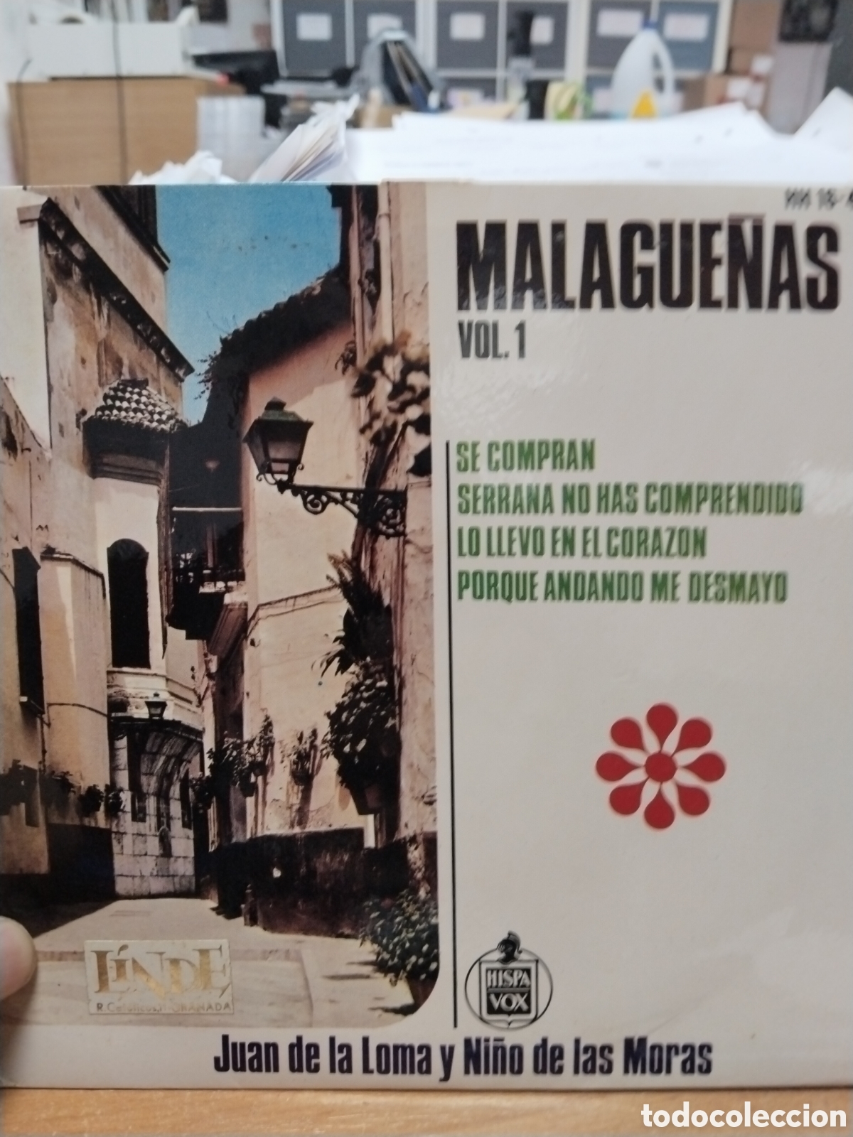 Discos de vinilo: Malague&ntilde;as volumen uno Juan de la Loma y ni&ntilde;o de las moras
