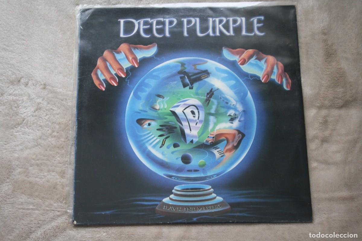 Discos de vinilo: DEEP PURPLE, SLAVES AND MASTERS. BMG RECORDS, 1990, SPAIN. LP