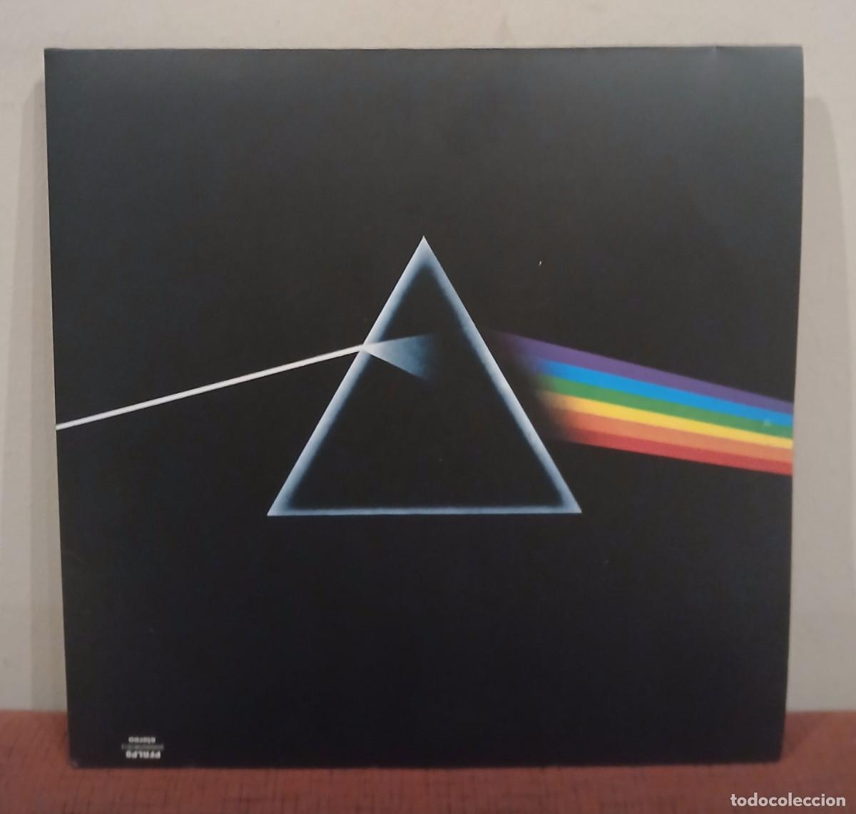 Discos de vinilo: VINILO THE DARK SIDE OF THE MOON - LP OFICIAL DE PINK FLOYD CON 2 POSTERS DE REGALO E IMPECABLE