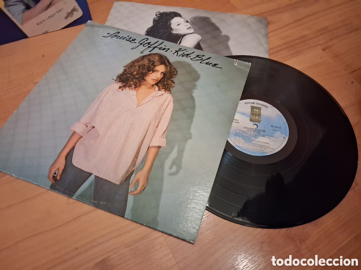 Discos de vinilo: Louise Goffin&nbsp; lp &nbsp;Kid Blue Original .contiene encarte