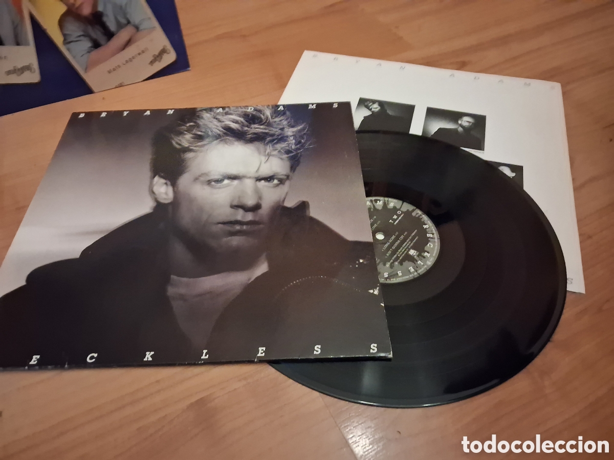 Discos de vinilo: Bryan Adams&nbsp;lp&nbsp;Reckless .con encarte ver fotos ger