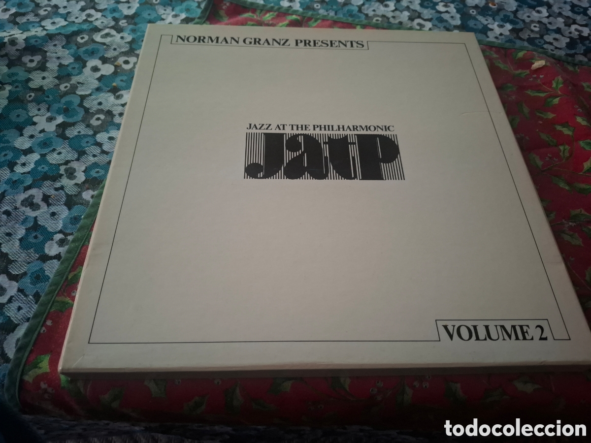 Discos de vinilo: Norman Granz Presents Jazz At The Philarmonic vol 2 8 vinilos.