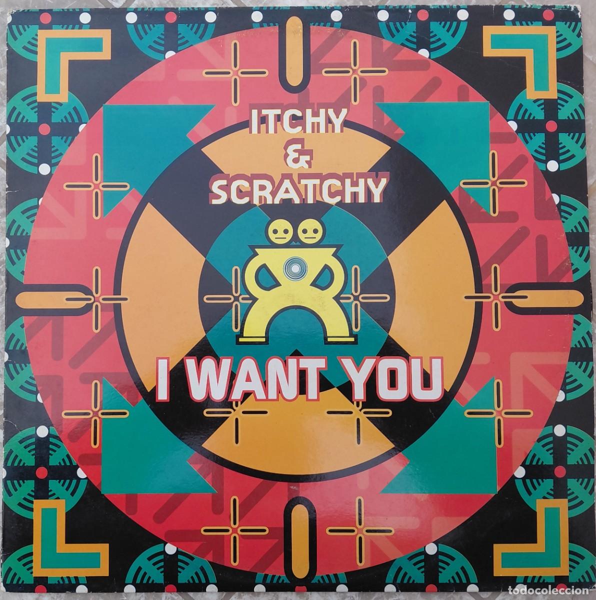 Discos de vinilo: ITCHY & SCRATCHY I WANT YOU MAXISINGLE 3 TEMAS SELLO MAX MUSIC 1995