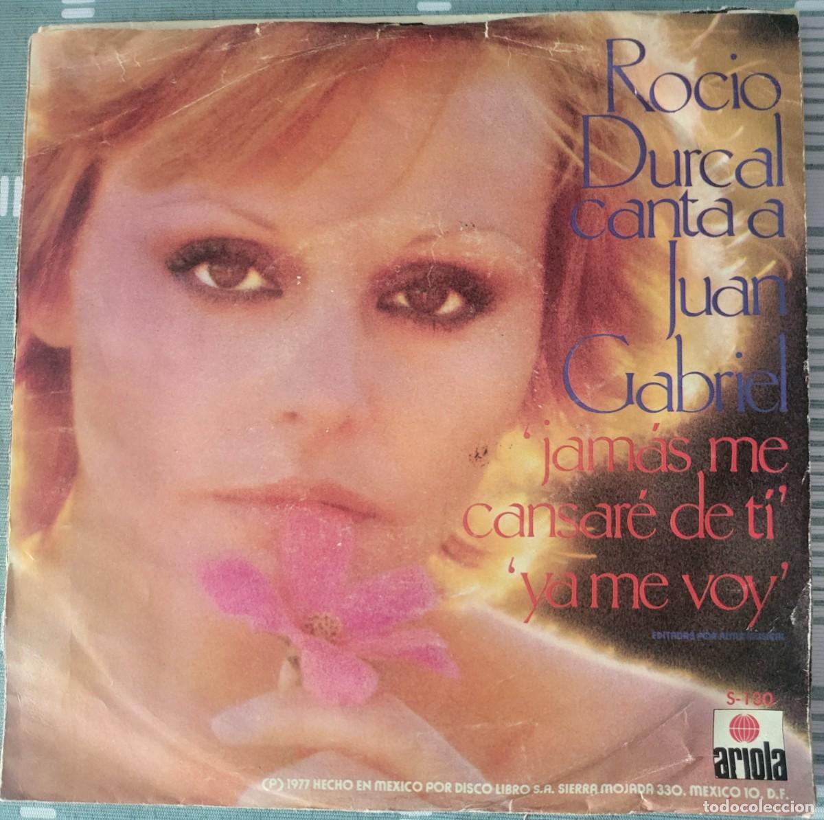 Discos de vinilo: Roc&iacute;o Durcal single sello Ariola editado en Mexico a&ntilde;o 1977...