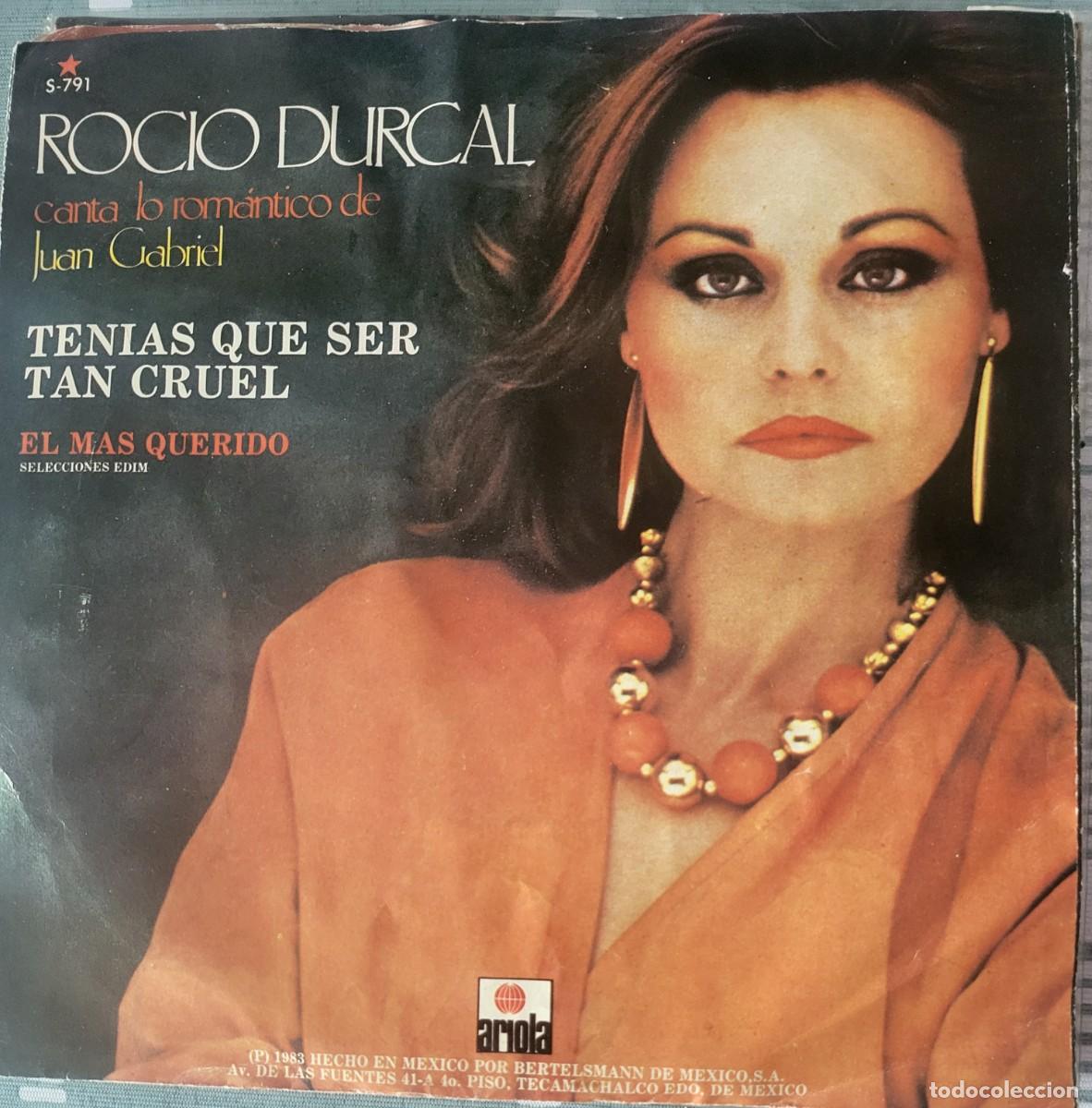 Discos de vinilo: Roc&iacute;o Durcal single sello Ariola editado en Mexico a&ntilde;o 1983...