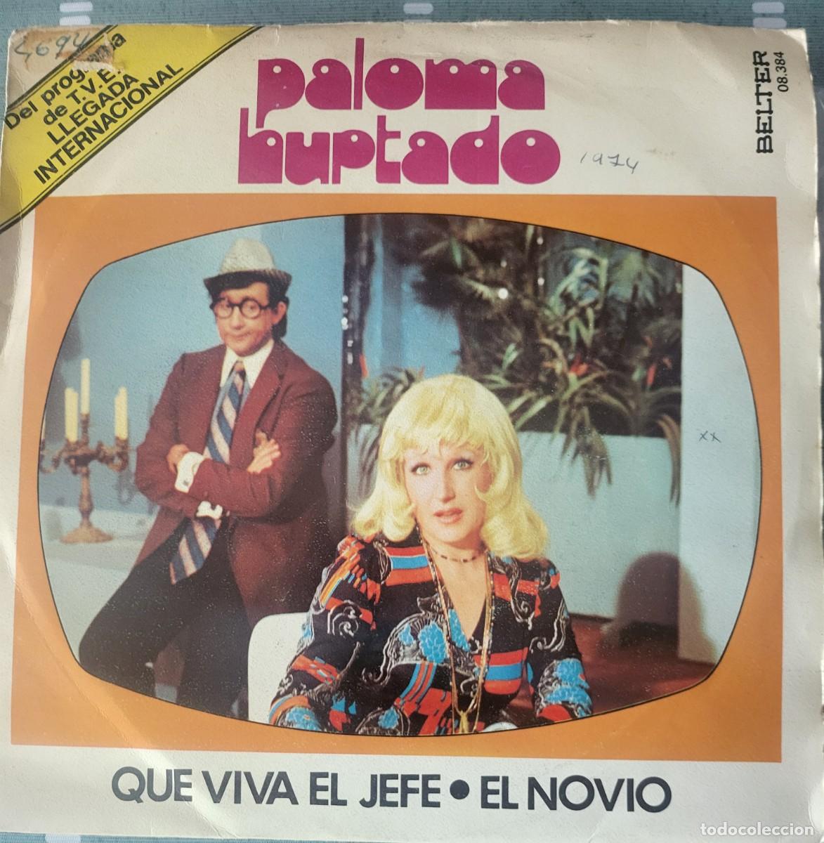 Discos de vinilo: Paloma Hurtado single sello Belter editado en Mexico a&ntilde;o 1974...